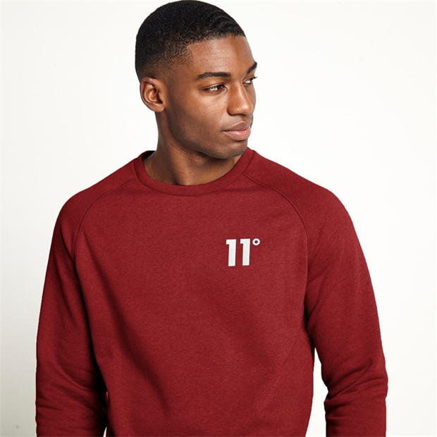 11 Degrees Sweatshirt - Pomegranate