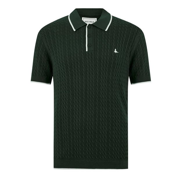 Jack Wills Braid Knit Polo