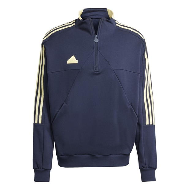 adidas House of Tiro Fleece Half-Zip Track Jacket Mens