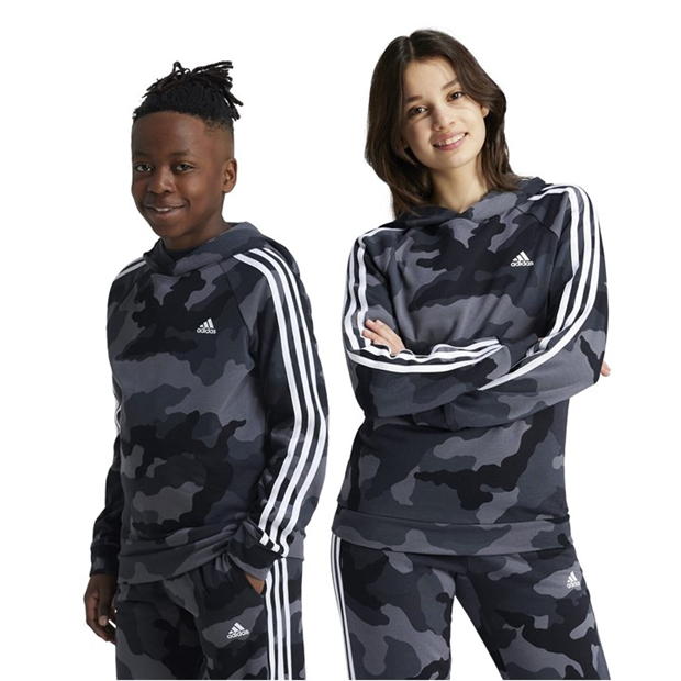 adidas Junior Camo Hoodie