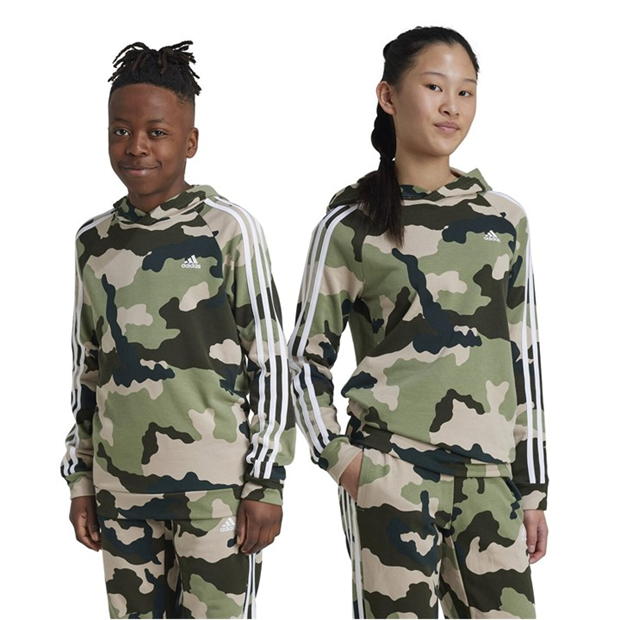 adidas Junior Camo Hoodie