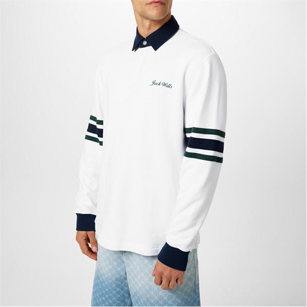 Jack Wills Stripe Rugby Sweatshirt