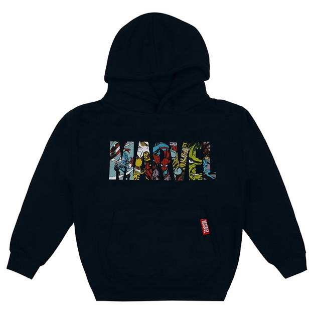 Marvel Comics Logo Characters Hoodie