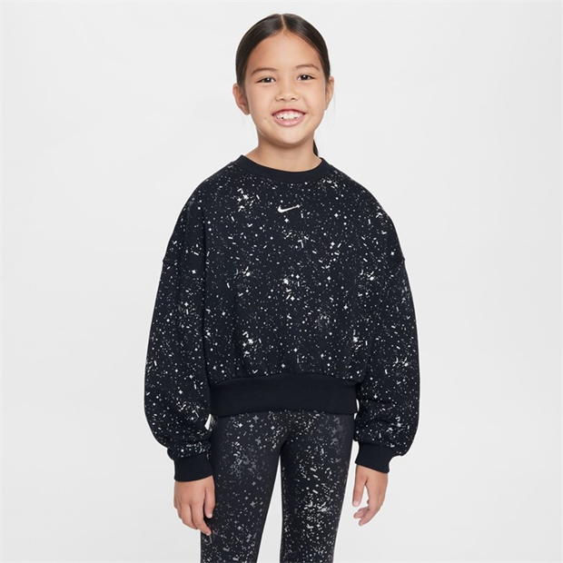 Nike Sportswear Club Fleece Big Kids' (Girls') Boxy Crew