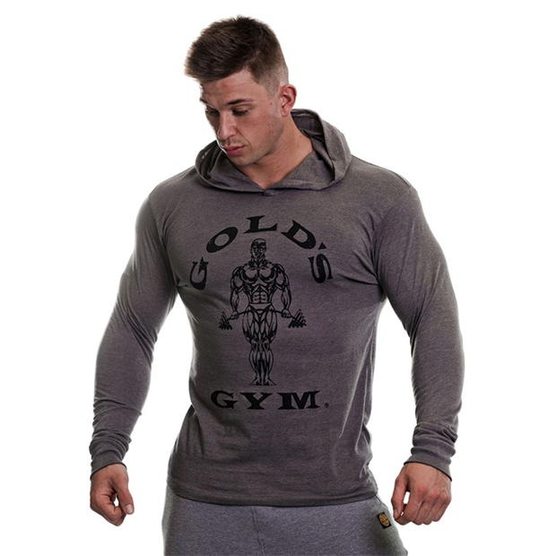 Golds Gym Gym Hood Top Mens