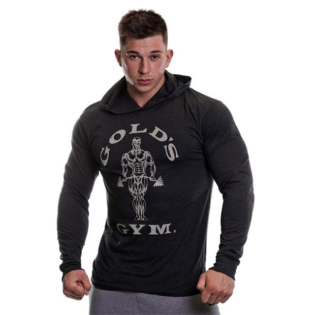 Golds Gym Gym Hood Top Mens