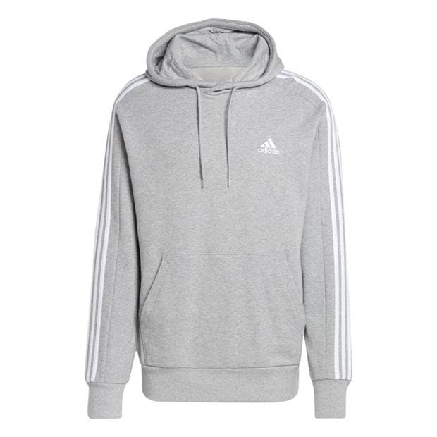 adidas Essentials French Terry 3-Stripes Hoodie Mens