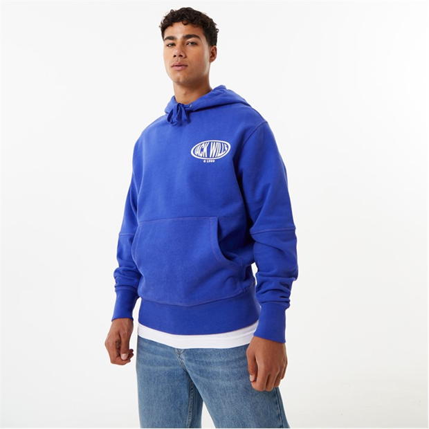 Jack Wills Contrast Graphic Hoodie