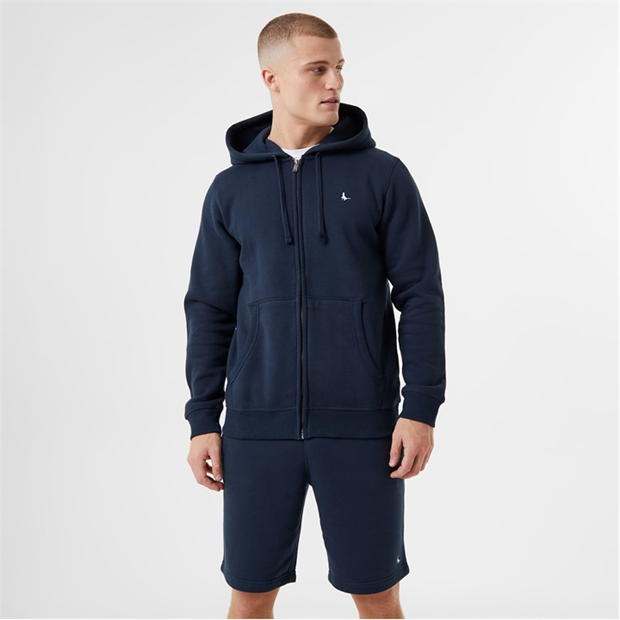 Jack Wills Pheasant Logo Zip Hoodie