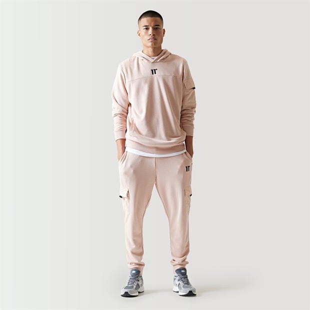 11 Degrees Woven Pocket Joggers - Putty Pink