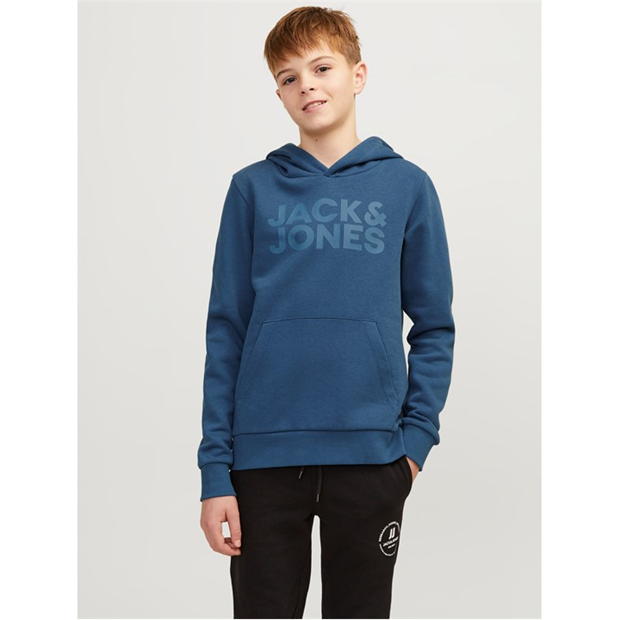 Jack and Jones Corp Logo Hoodie Junior Boys