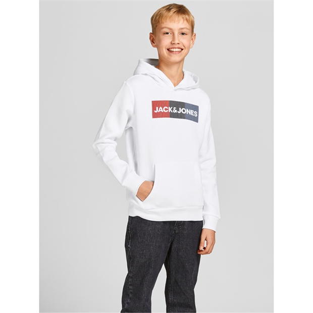 Jack and Jones Corp Logo Hoodie Junior Boys