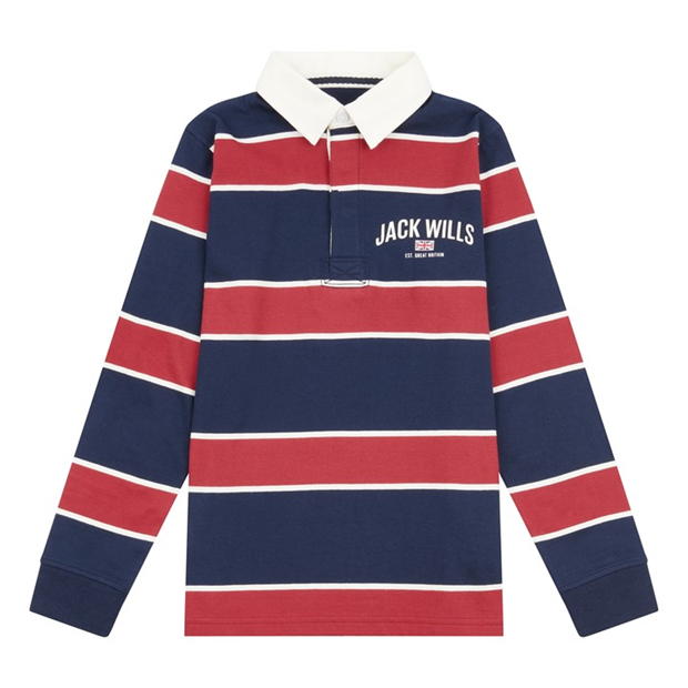 Jack Wills Flag Rugby Polo Jn99