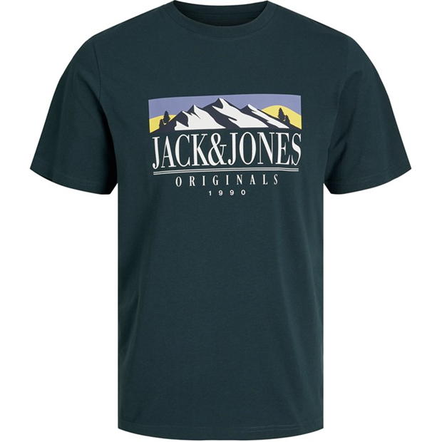 Jack and Jones Short Sleeve Crew Neck Logo T-Shirt