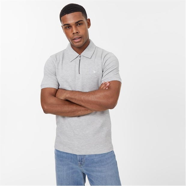 Jack Wills Zip Polo T-Shirt