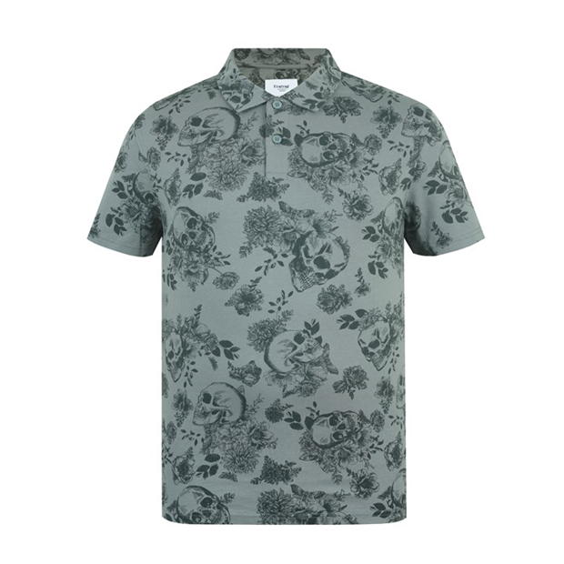 Firetrap All-Over Print Polo Top Mens