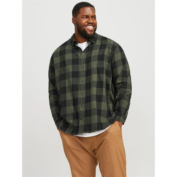 Jack and Jones Twill Shirt Mens Plus Size