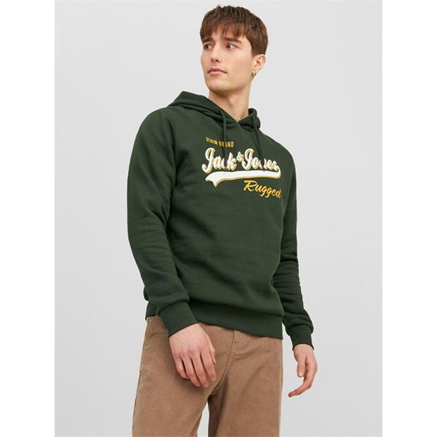 Jack and Jones Logo Hoodie