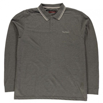 SALE: 30% скидки от стоимости!! Pierre Cardin XL Long Sleeve Polo Shirt Mens 6XL