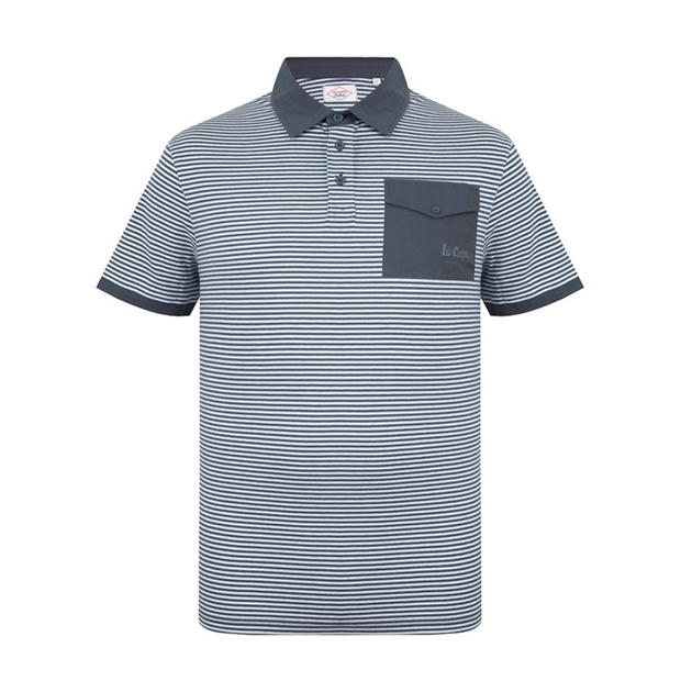 Lee Cooper Stripe Polo Mens