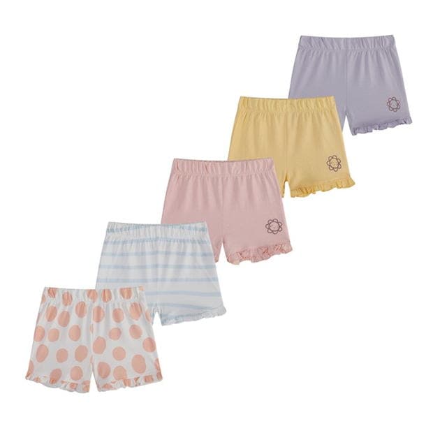 Hello World Baby Girl Pack Of 5 Shorts