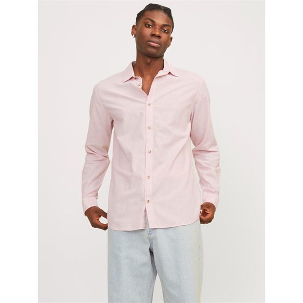 Jack and Jones Long Sleeve Linen Shirt