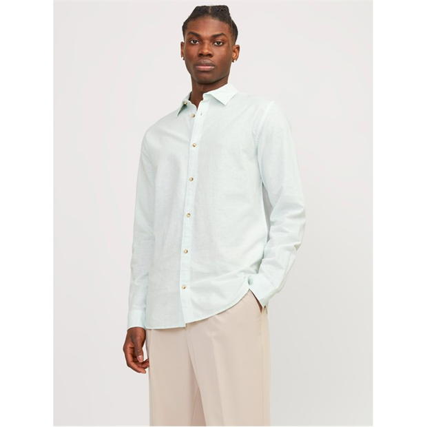 Jack and Jones Long Sleeve Linen Shirt