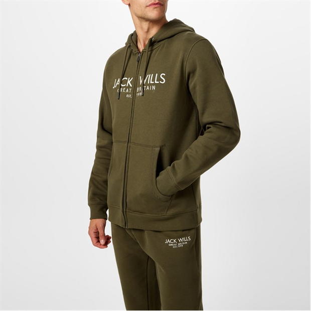 Jack Wills Graphic Zip Hoodie