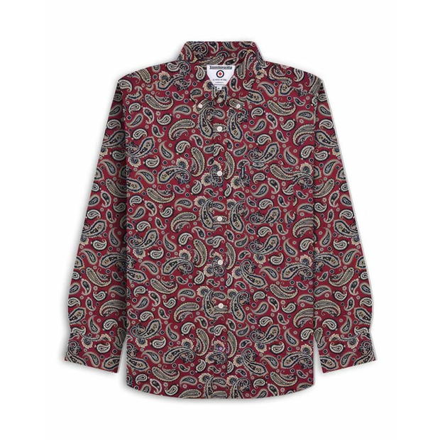 Lambretta Sleeve Paisley Shirt