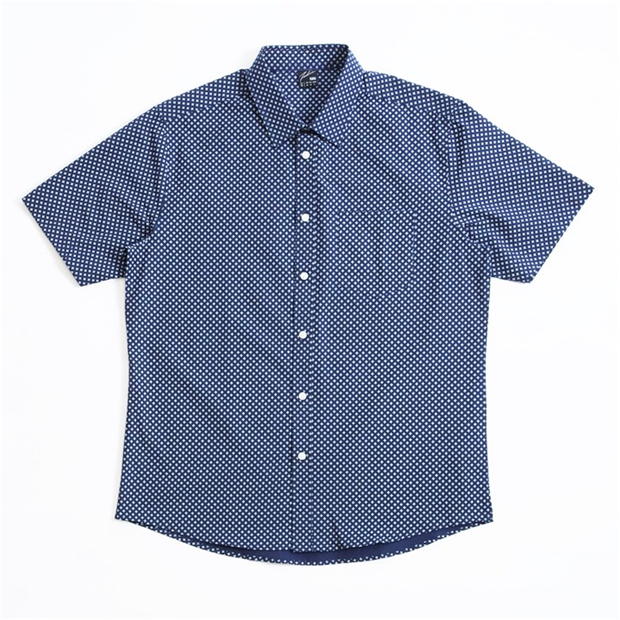Fabric Short Sleeve Poplin Shirt