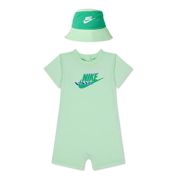 Nike Romper Bucket Hat Set Baby