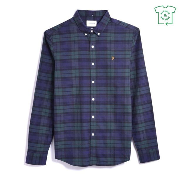 Farah Brewer Checked Shirt