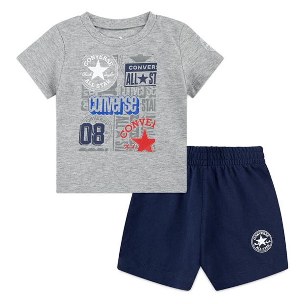 Converse AOP Shirt And Shorts Set Baby Boys