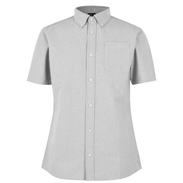 Firetrap Short Sleeve Oxford Shirt Mens