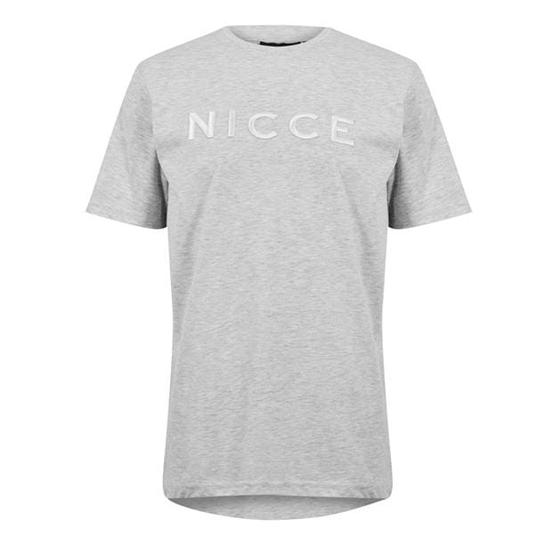 Nicce Mens Mercury T-Shirt - Oatmeal Marl