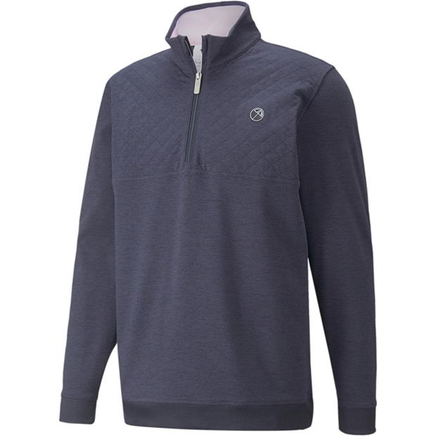 Puma Ap Cloudspun Castle quarter Zip Fleece Mens