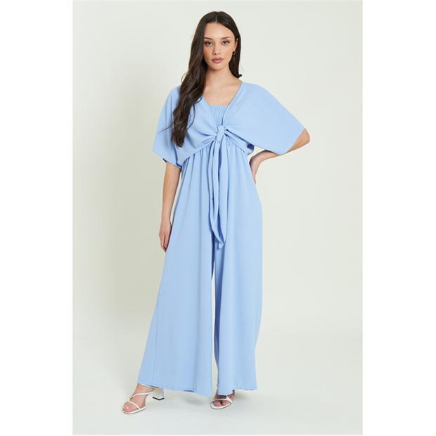 Be You 2 Piece Bandeau Jumpsuit and Cardi Set