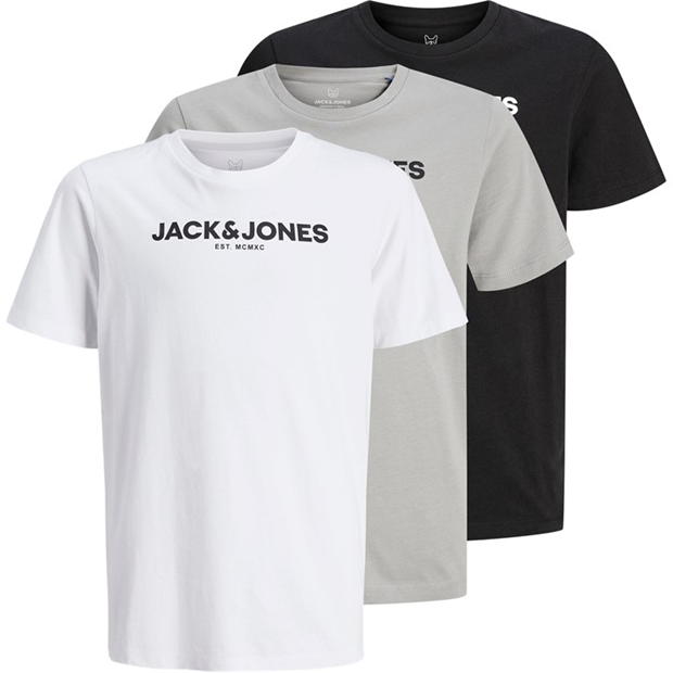 Jack and Jones Harry 3-Pack T-Shirt Junior Boys