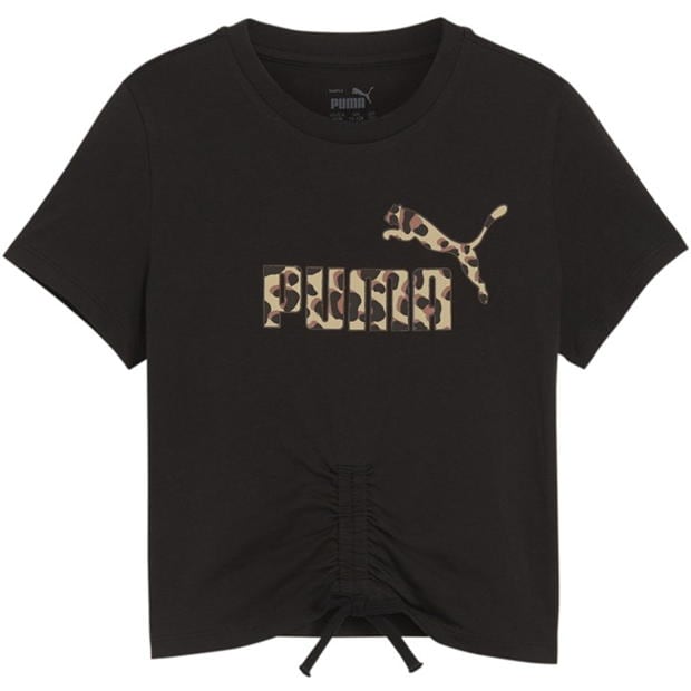 Puma Ess+ Animal Knotted Tee G T-Shirt Girls