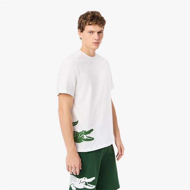 Lacoste Printed Cotton Lounge T-Shirt