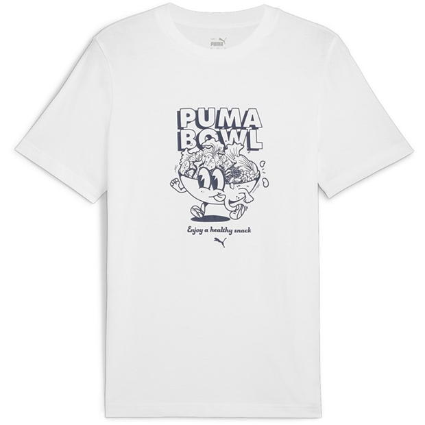 Puma Graphics Bowl Tee T-Shirt Mens