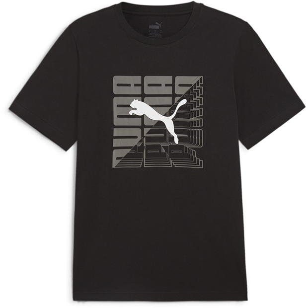 Puma Graphics Wording Tee T-Shirt Mens