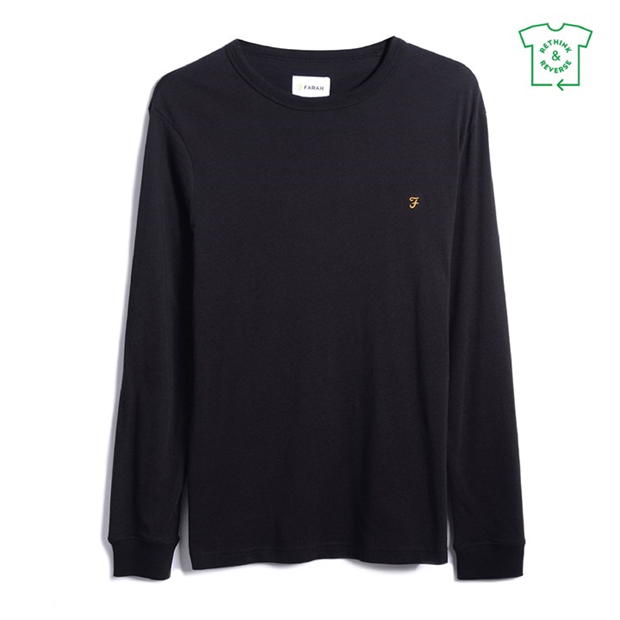 Farah Long Sleeve Dennis T Shirt