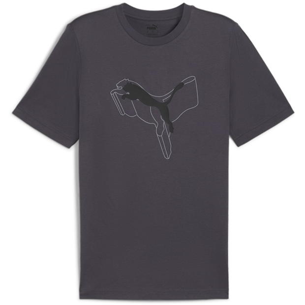 Puma Ess+ Logo Lab Cat Tee T-Shirt Mens