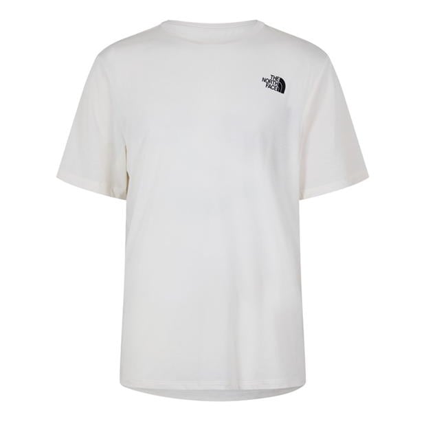 The North Face North Face M Topographic Foundation Ss Tee Whi T-Shirt Mens