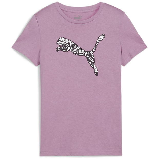 Puma Ess+ Graphic Tropicat Tee G T-Shirt Unisex Kids