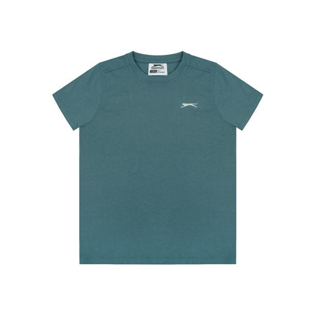 Slazenger Junior Boys Plain Tee shirt