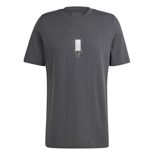 adidas Molded Linear Graphic T-Shirt Mens