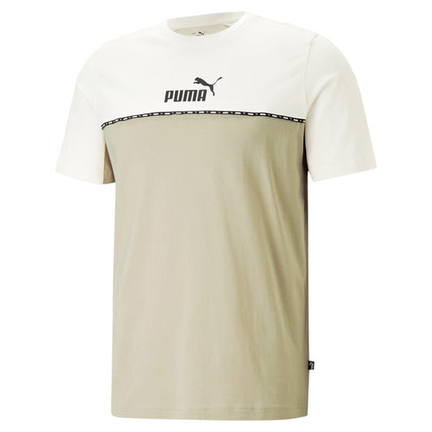 Puma Essential Block X Tape T Shirt Mens