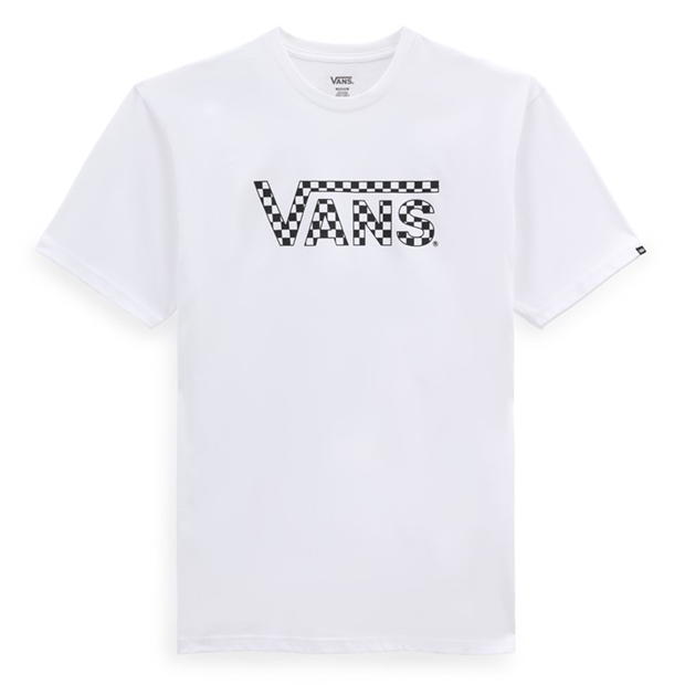 Vans Logo Check Print T-shirt